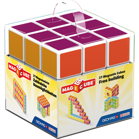 GEOMAG Magicube™ 27 Piece Multicolored Free Building Set 128